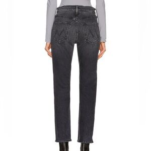 MOTHER High Waisted Hiker Hover Renegade Black